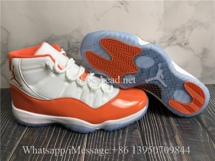 Air Jordan 11 Retro High Orange White