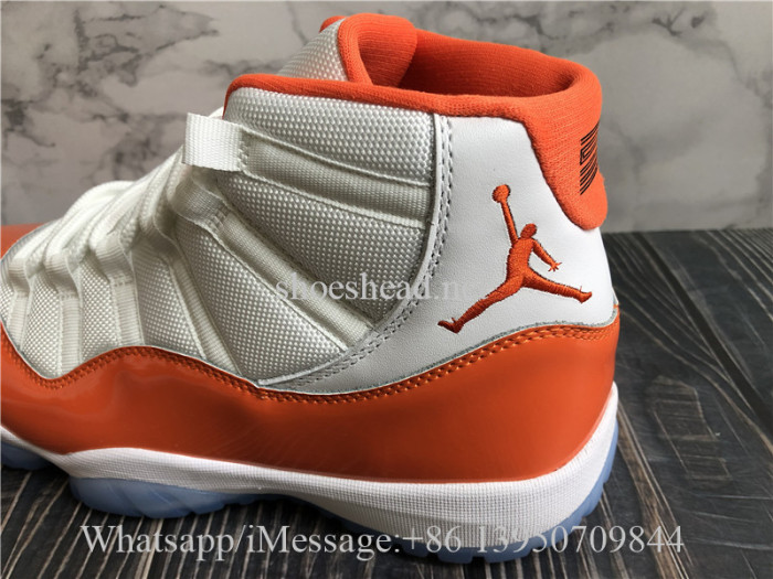 Air Jordan 11 Retro High Orange White