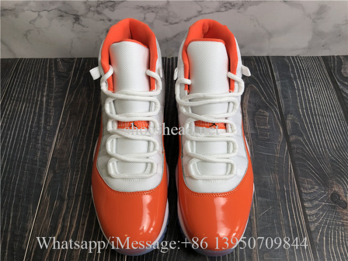 Air Jordan 11 Retro High Orange White