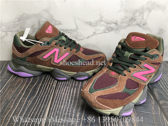 New Balance 9060 Rich Oak/Burgundy Sneakers