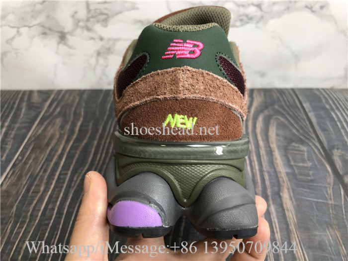 New Balance 9060 Rich Oak/Burgundy Sneakers