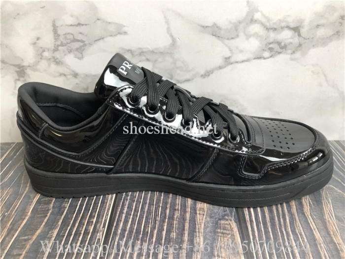 Prada Downtown Patent Leather Sneakers
