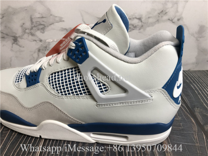 Super Quality Air Jordan 4 Retro Industrial Military Blue