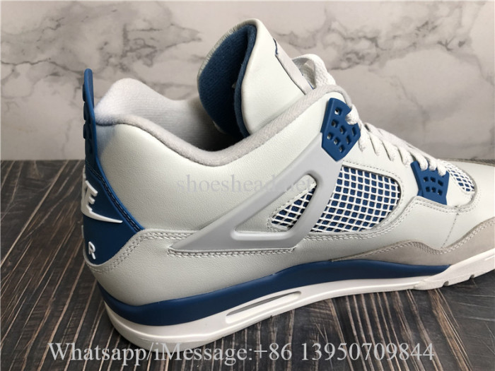 Super Quality Air Jordan 4 Retro Industrial Military Blue