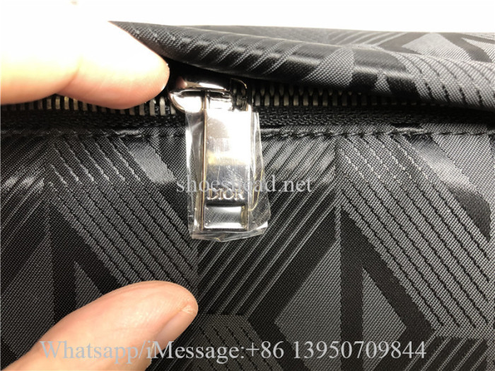 Original Christian Dior Blend Clipped Monogram Canvas Messenger Bag