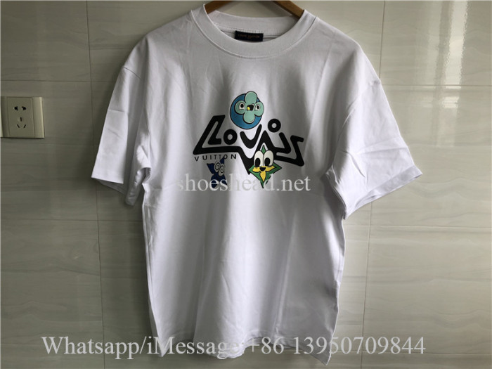 Louis Vuitton White Cotton Tee Shirt
