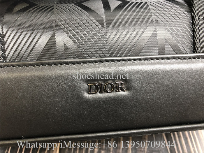 Original Christian Dior Blend Clipped Monogram Canvas Messenger Bag
