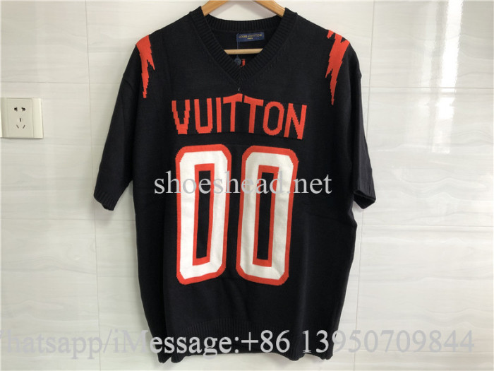 Louis Vuitton Chunky Intarsia Football T-shirt & Shorts