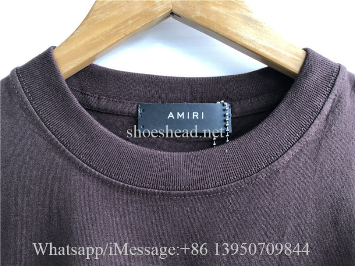 Amiri Premier Brown Tee