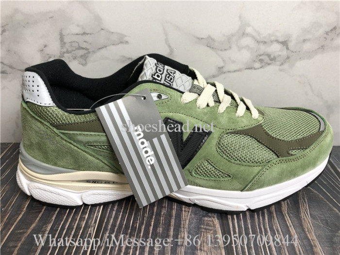 New Balance 990v3 MiUSA JJJJound Olive Sneaker