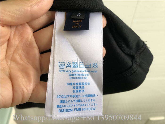 Louis Vuitton Black Cotton Tee Shirt