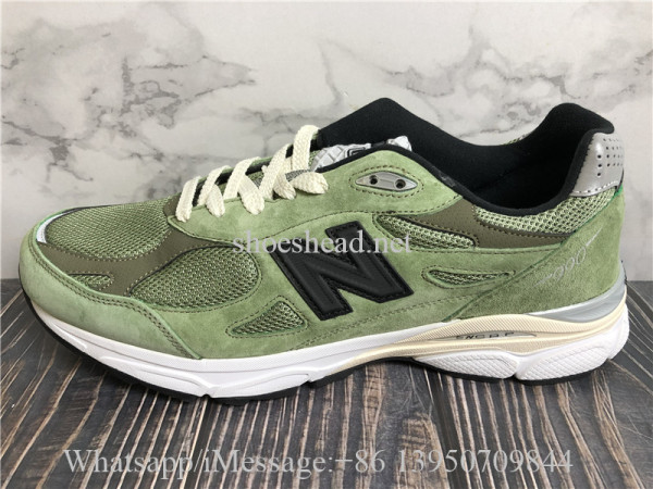 New Balance 990v3 MiUSA JJJJound Olive Sneaker