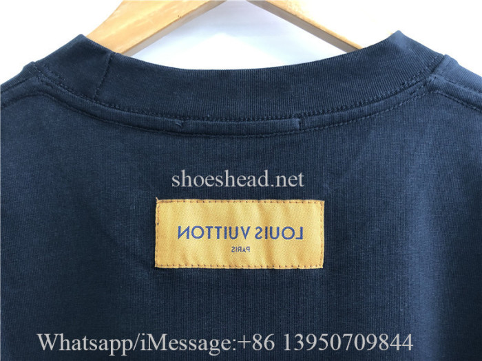 Louis Vuitton Black Cotton Tee Shirt