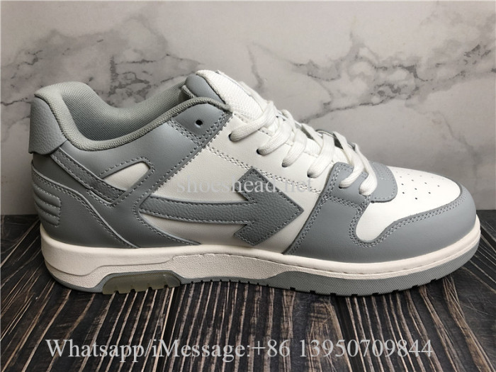 Off White Out Of Office Sneaker Grey White