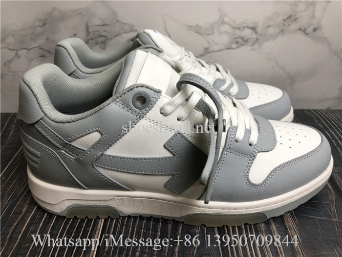 Off White Out Of Office Sneaker Grey White