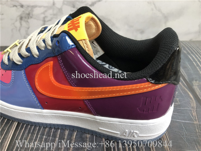 Undefeated x Nike Air Force 1 Total Orange