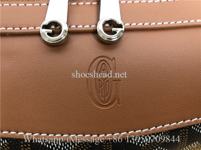Goyard Boeing Goyardine Duffle Bag 45cm Black & Tan