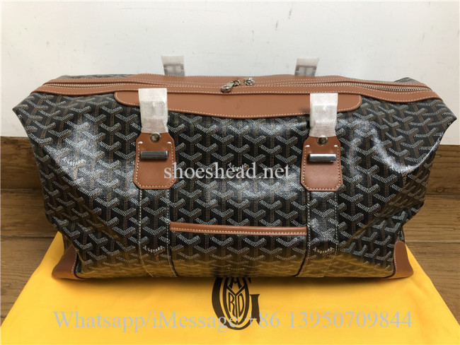 Goyard Boeing Goyardine Duffle Bag 45cm Black & Tan