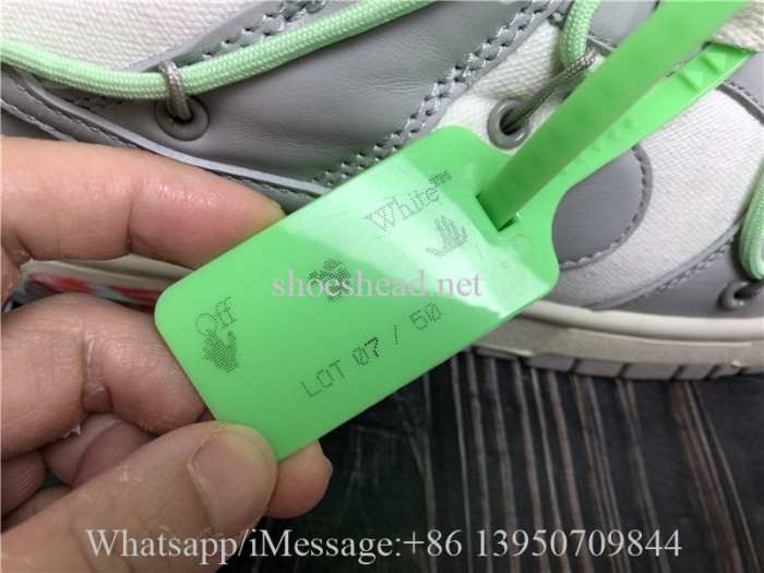 Off White x Nike Dunk Lot 07 Of 50