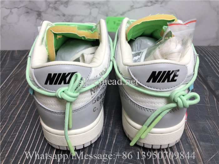 Off White x Nike Dunk Lot 07 Of 50