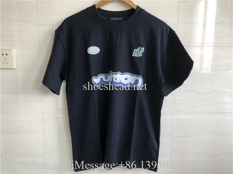Louis Vuitton Blue Tee Shirt