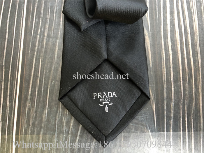Prada Re-Nylon Logo-plaque Recycled-Nylon Tie