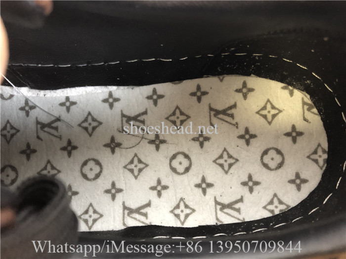 Louis Vuitton Brown Monogram Canvas and Leather Frontrow Low Top Sneakers