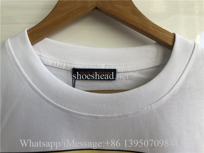 Louis Vuitton White Cotton Shirt With LV Logo