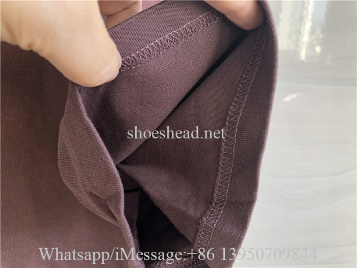 Balenciaga Back T-shirt  Wine Red
