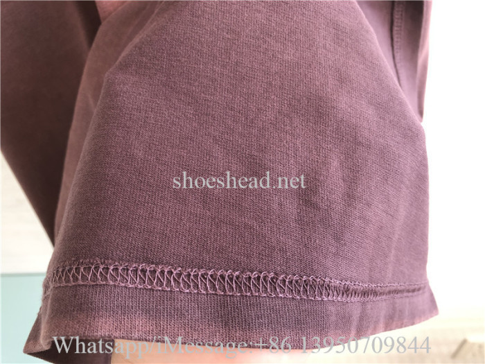 Balenciaga Back T-shirt  Wine Red