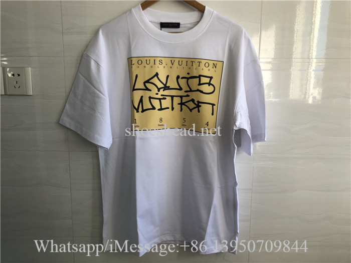 Louis Vuitton White Cotton Shirt With LV Logo