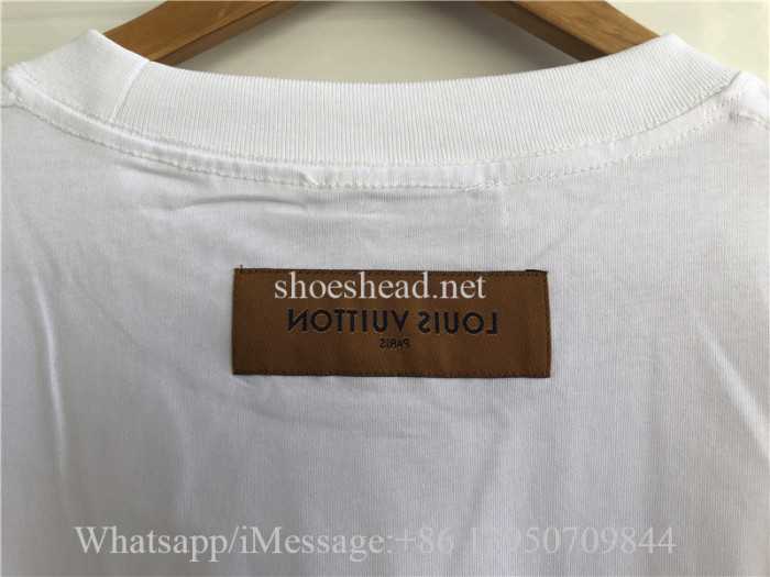 Louis Vuitton White Cotton Shirt With LV Logo