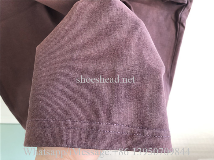 Balenciaga Back T-shirt  Wine Red