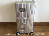 Rimowa Trunk Plus Large Check-in Suitcase In Silver