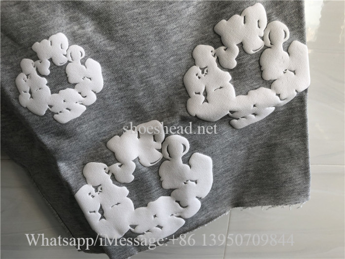 Denim Tears The Cotton Wreath Shorts Grey