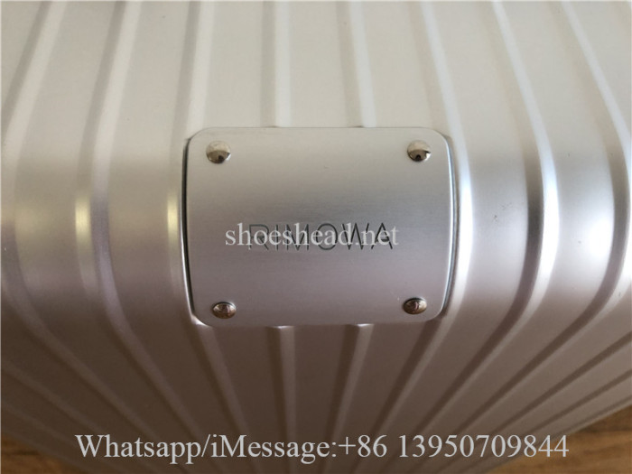 Rimowa Trunk Plus Large Check-in Suitcase In Silver
