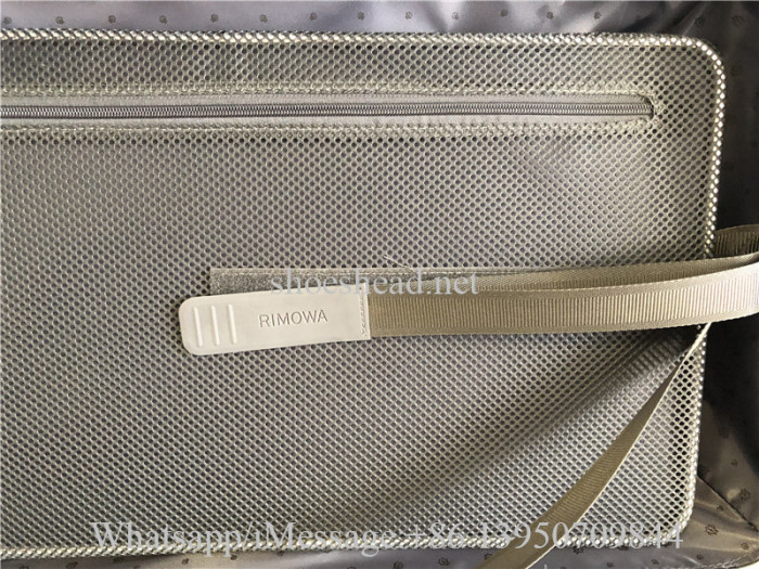 Rimowa Trunk Plus Large Check-in Suitcase In Silver