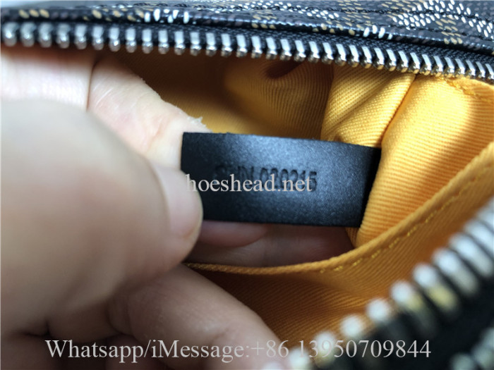 Original Quality Goyard Boeing 25 Toilet Bag Black