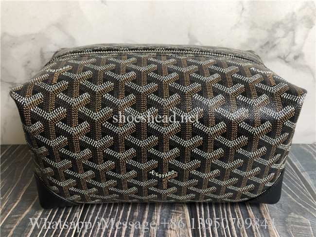Original Quality Goyard Boeing 25 Toilet Bag Black
