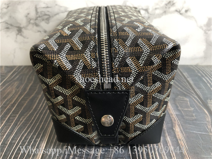 Original Quality Goyard Boeing 25 Toilet Bag Black
