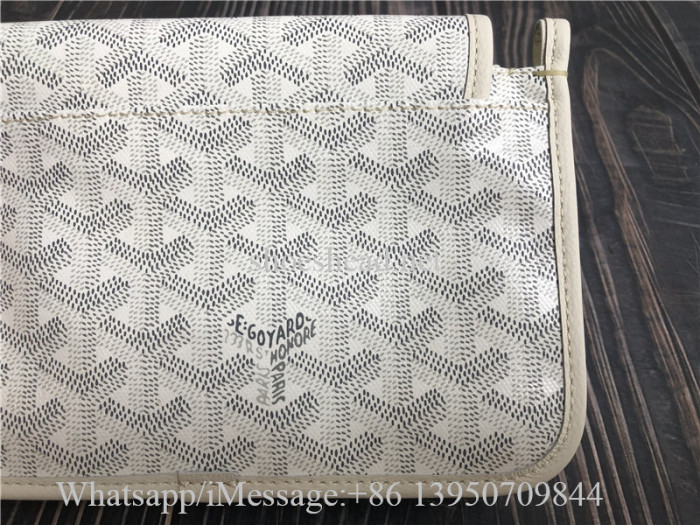 Original Goyard Plumet Pocket Wallet White