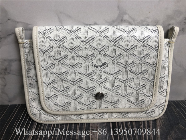 Original Goyard Plumet Pocket Wallet White