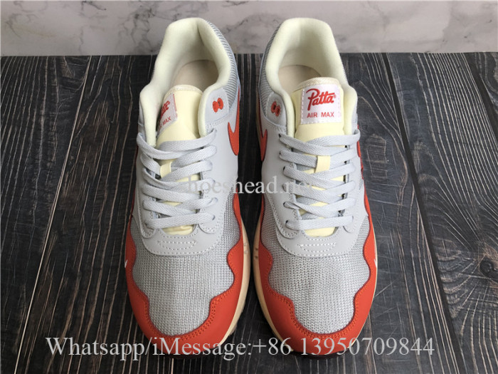 Nike Air Max 1 Magma Orange Patch Work