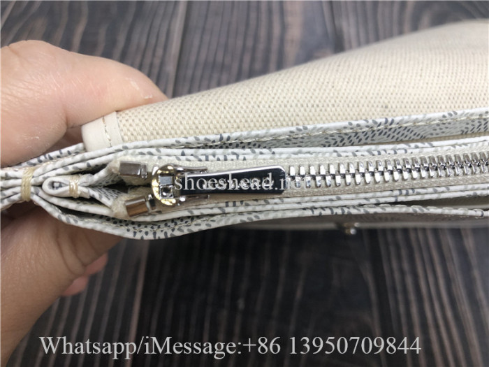 Original Goyard Plumet Pocket Wallet White