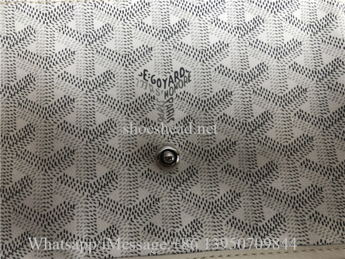 Original Goyard Plumet Pocket Wallet White