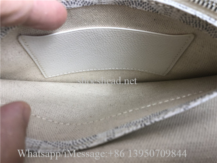 Original Goyard Plumet Pocket Wallet White