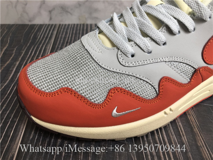Nike Air Max 1 Magma Orange Patch Work