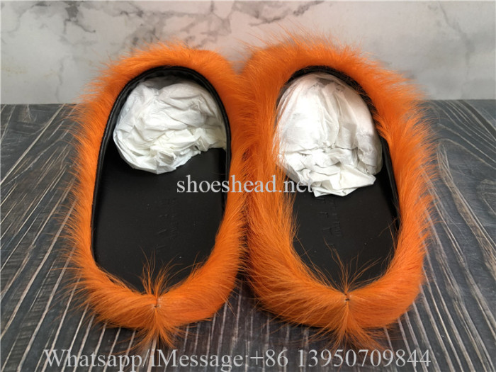 Marni Fussbett Sabot Slip-On Loafers Slide Orange