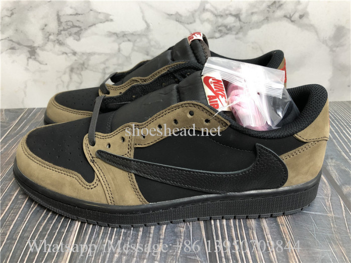 Air Jordan 1 Low Travis Scott Chocolate Velvet