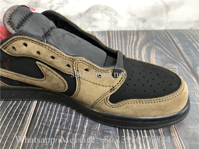 Air Jordan 1 Low Travis Scott Chocolate Velvet